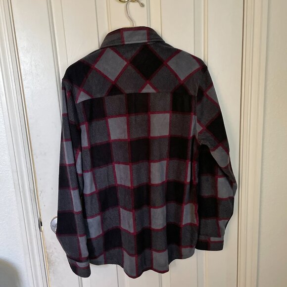 NEW Freedom Foundry Men's Lightweight Plush Plaid Fleece Shirt L NWT - Picture 8 of 8